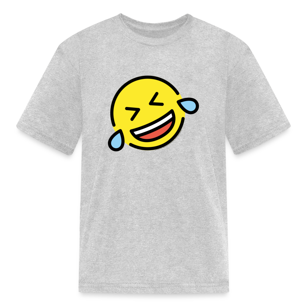 ROFL Moji Kids' T-Shirt - Emoji.Express - heather gray