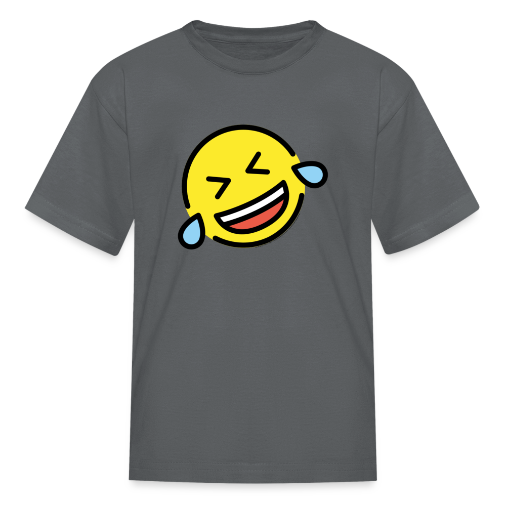 ROFL Moji Kids' T-Shirt - Emoji.Express - charcoal