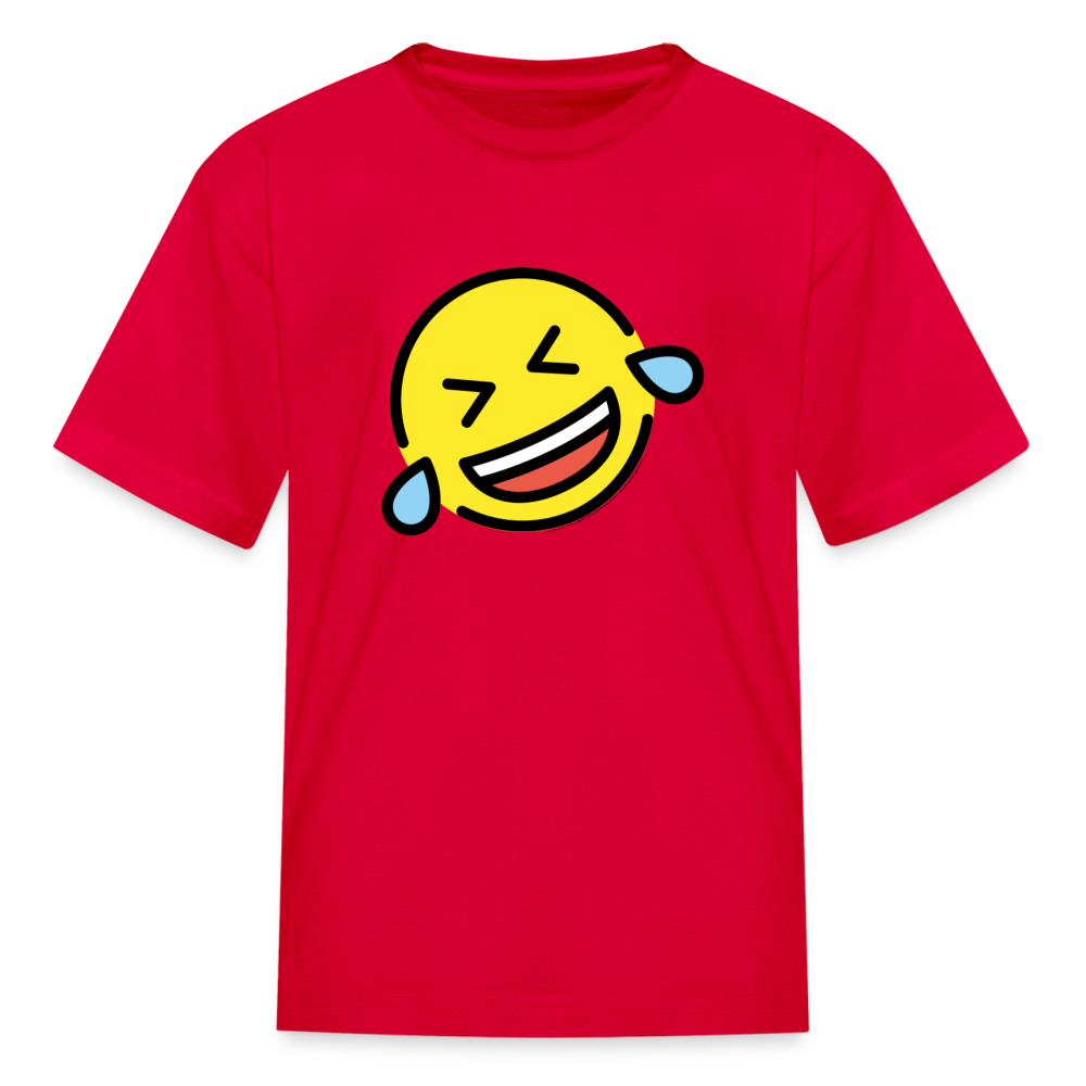 ROFL Moji Kids' T-Shirt - Emoji.Express - red
