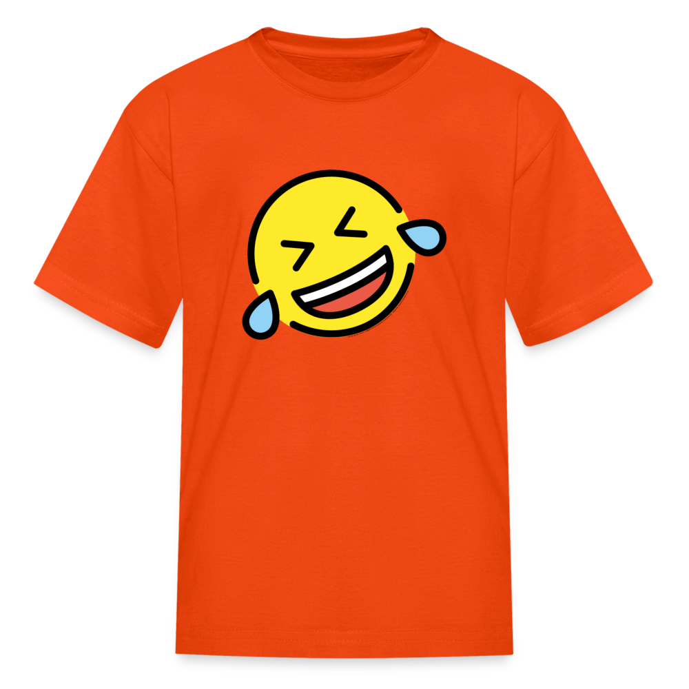 ROFL Moji Kids' T-Shirt - Emoji.Express - orange