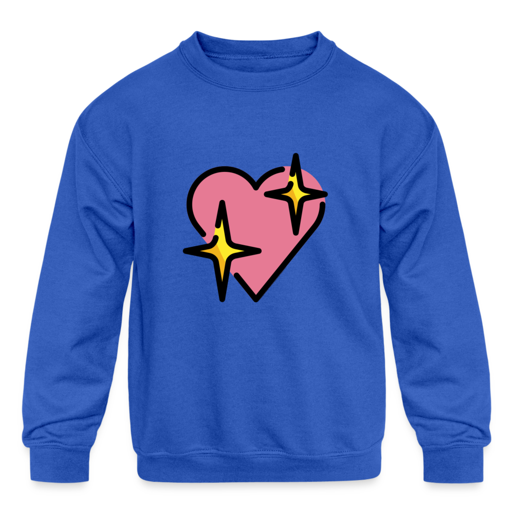 Sparkling Heart - royal blue