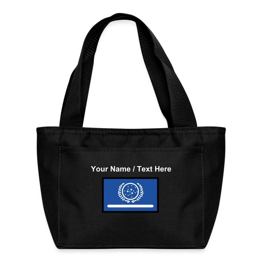 United Federation of Planets Moji Lunch Bag - Emoji.Express - black