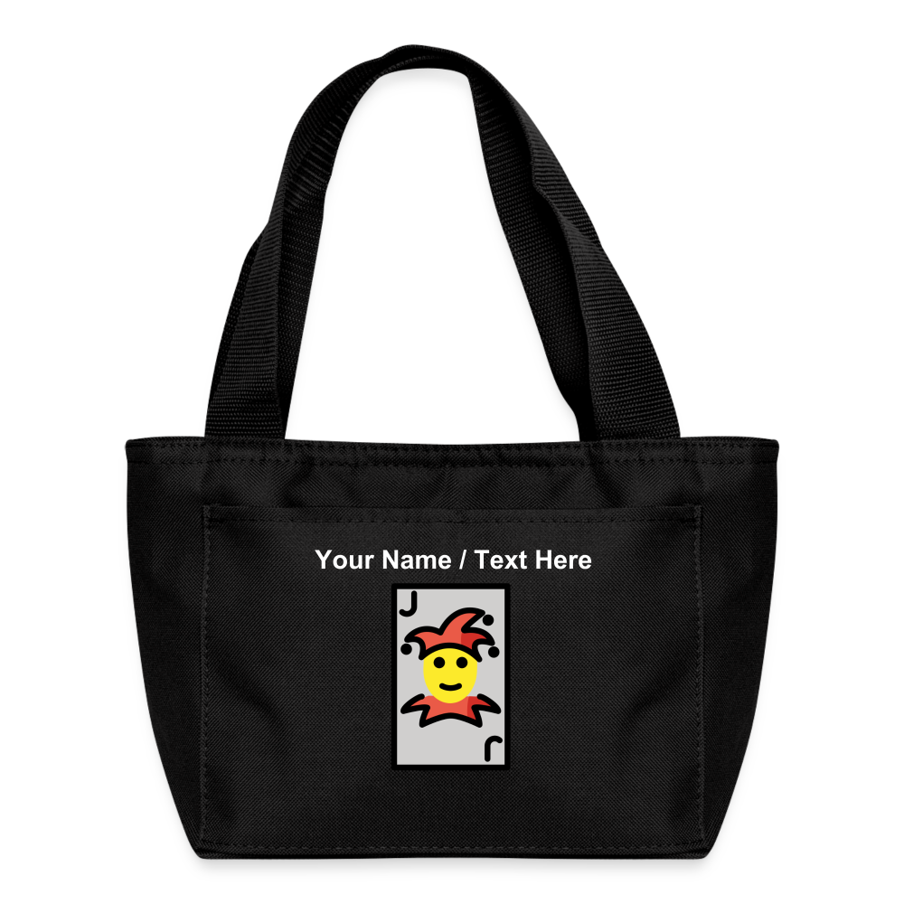 Joker Moji Lunch Bag - Emoji.Express - black