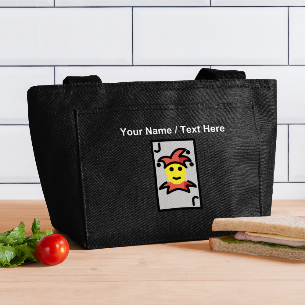 Joker Moji Lunch Bag - Emoji.Express - black