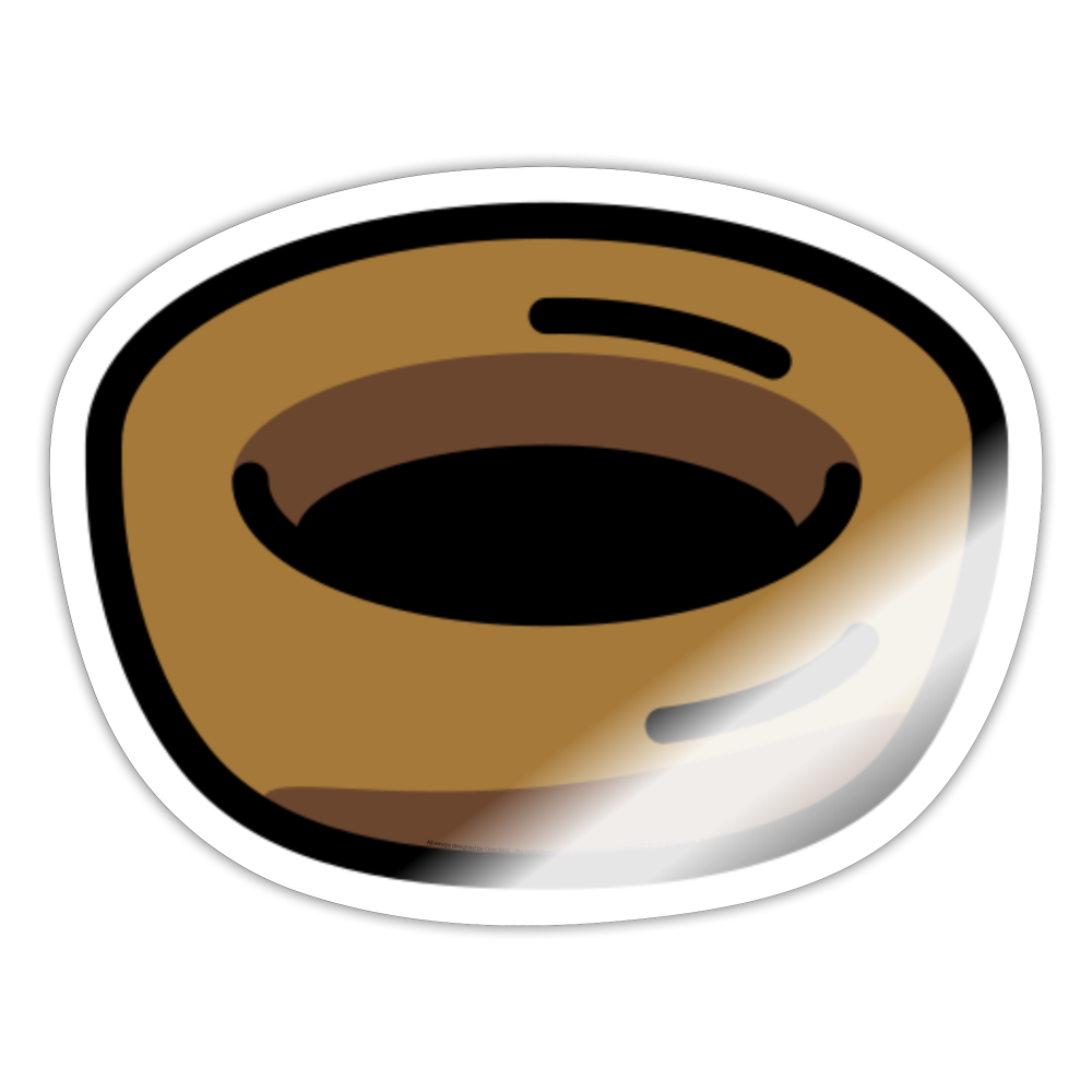 Empty Nest Moji Sticker - Emoji.Express - white glossy