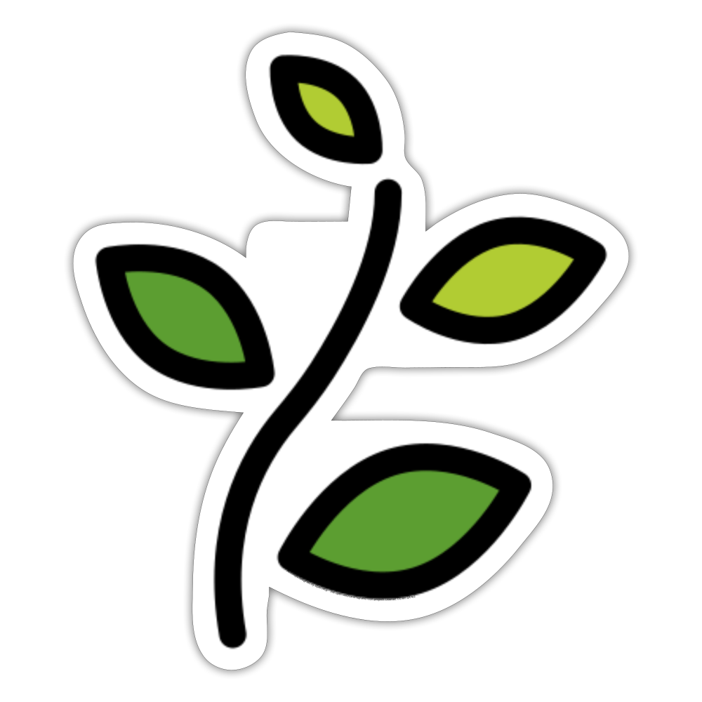 Herb Moji Sticker - Emoji.Express - white matte