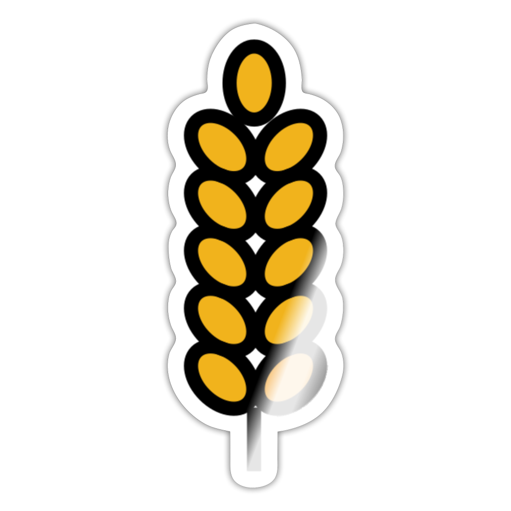 Sheaf of Rice - white glossy