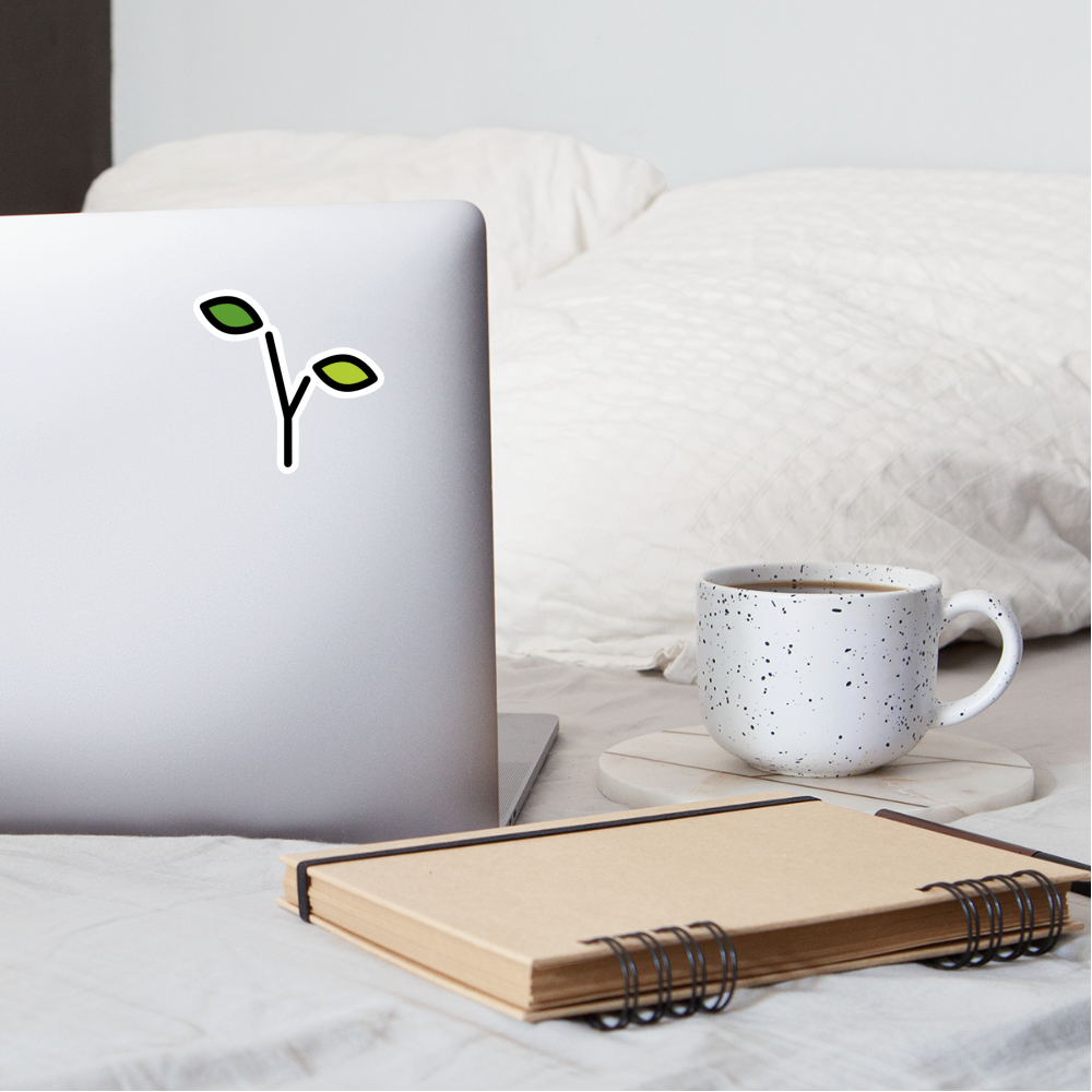Seedling Moji Sticker - Emoji.Express - white matte