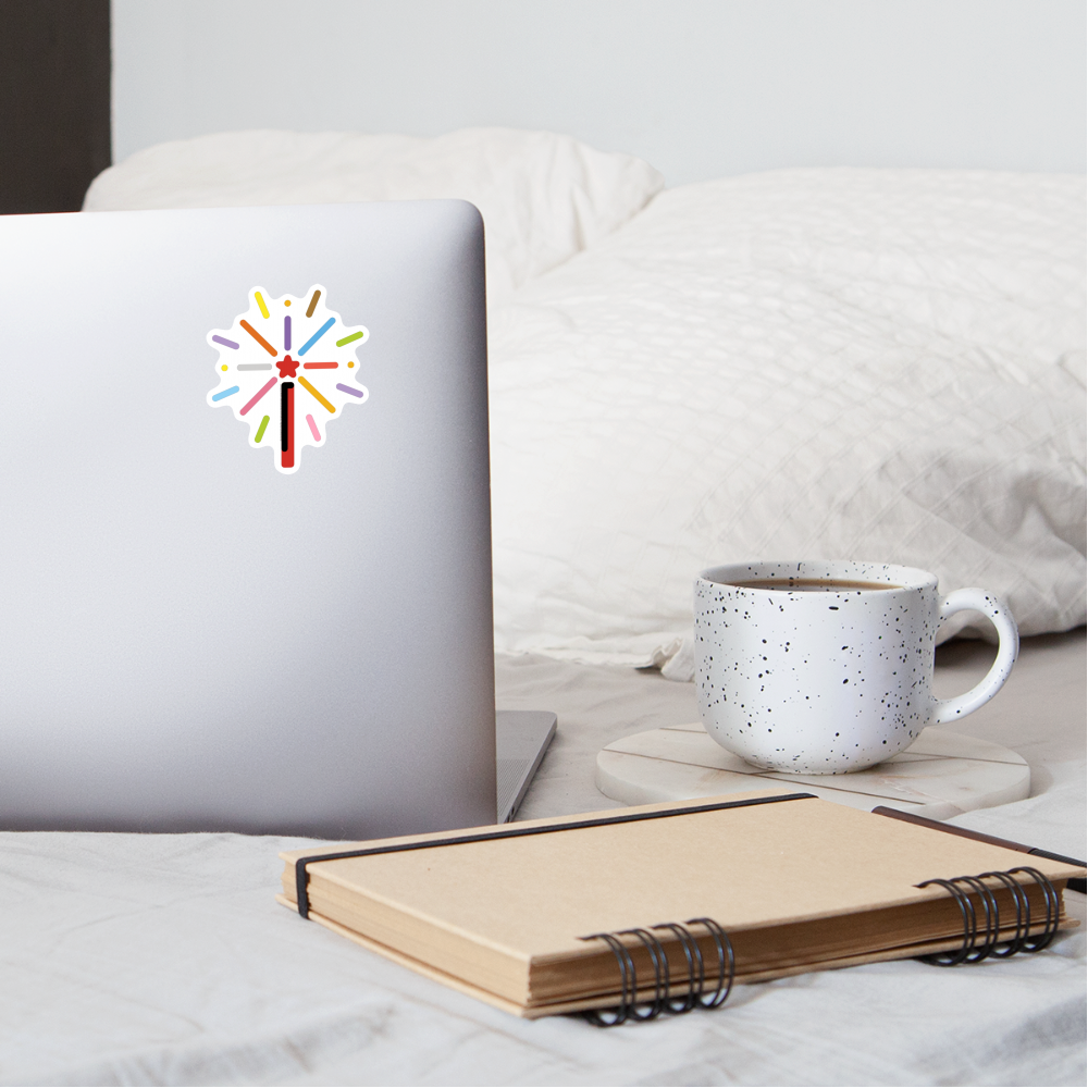 Fireworks Moji Sticker - Emoji.Express - white matte