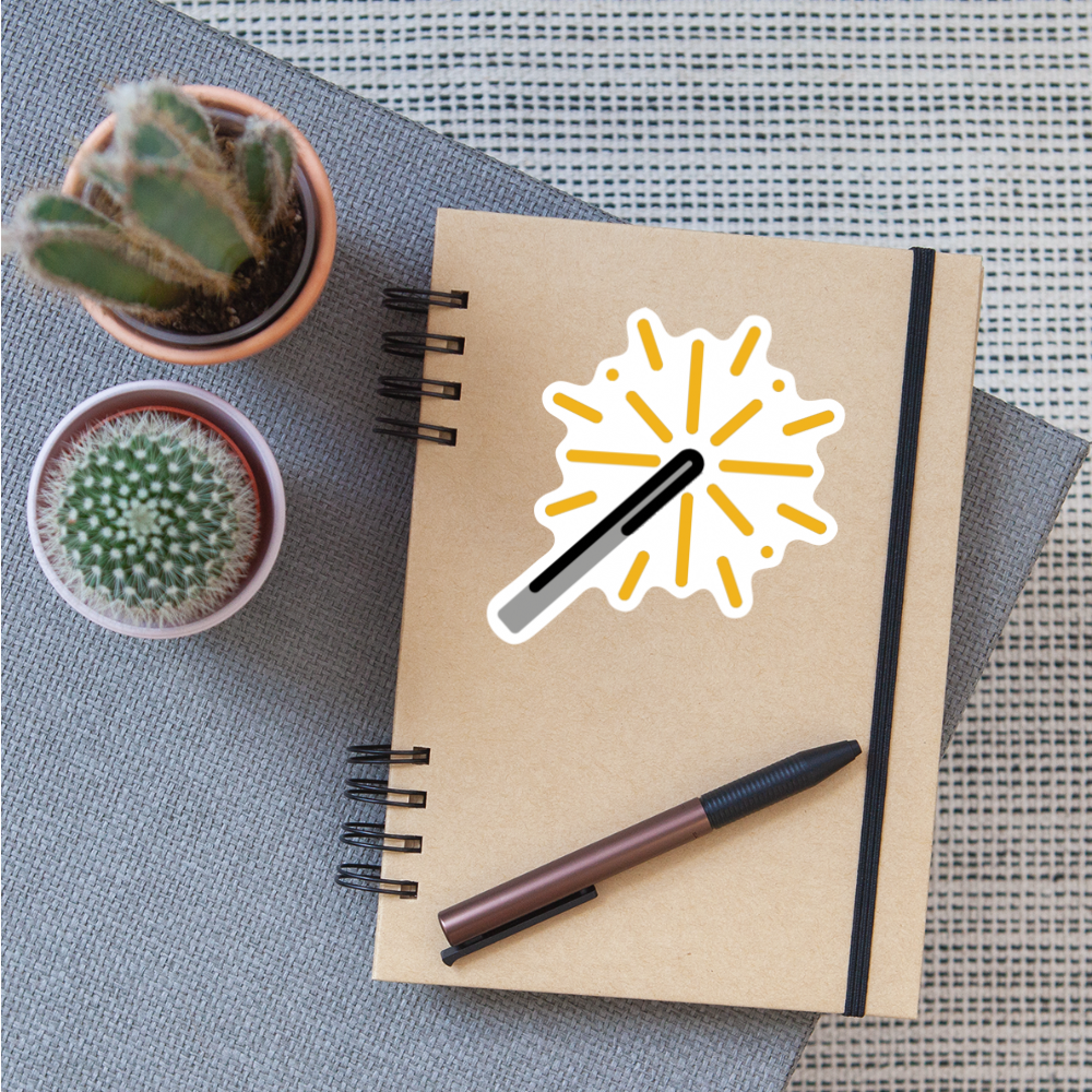 Sparkler Moji Sticker - Emoji.Express - white matte
