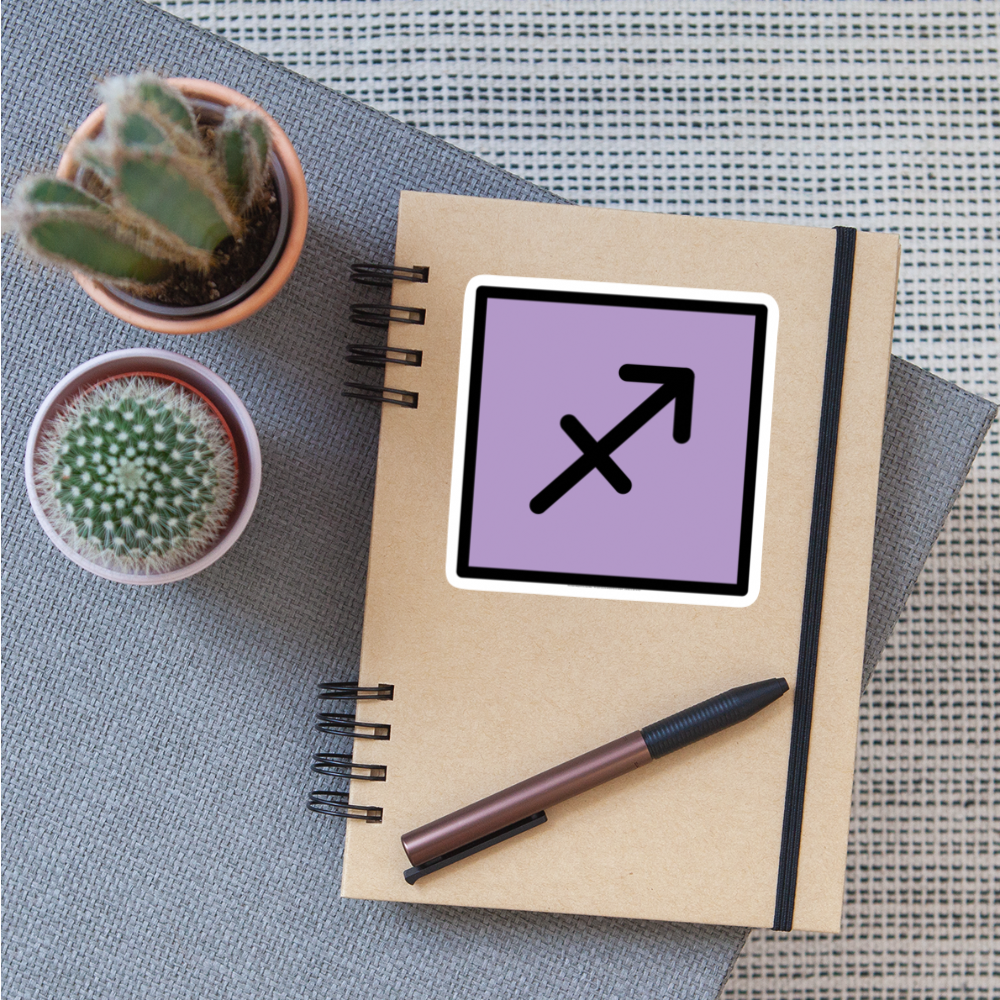 Sagittarius Zodiac Moji Sticker - Emoji.Express - white matte