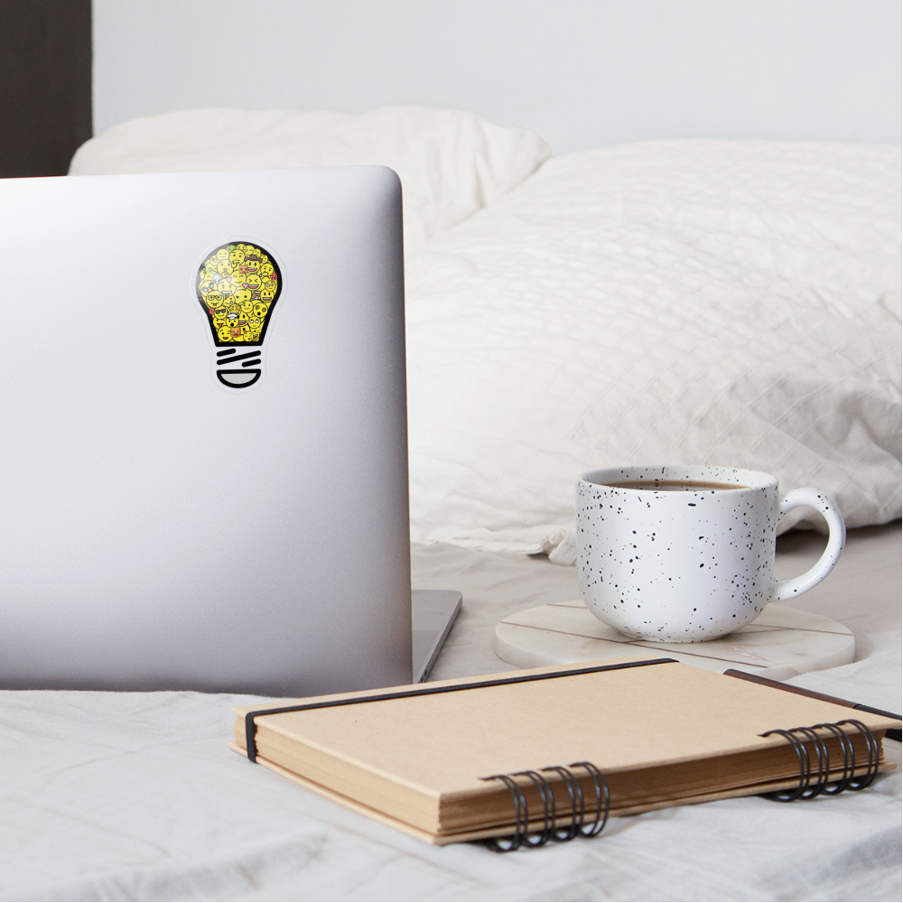 Crowedsourced Moji Sticker - Emoji.Express - transparent glossy