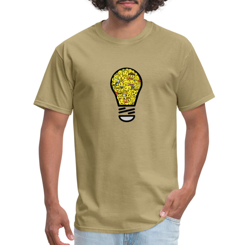 Crowdsourced Moji Unisex Classic T-Shirt - Emoji.Express - khaki