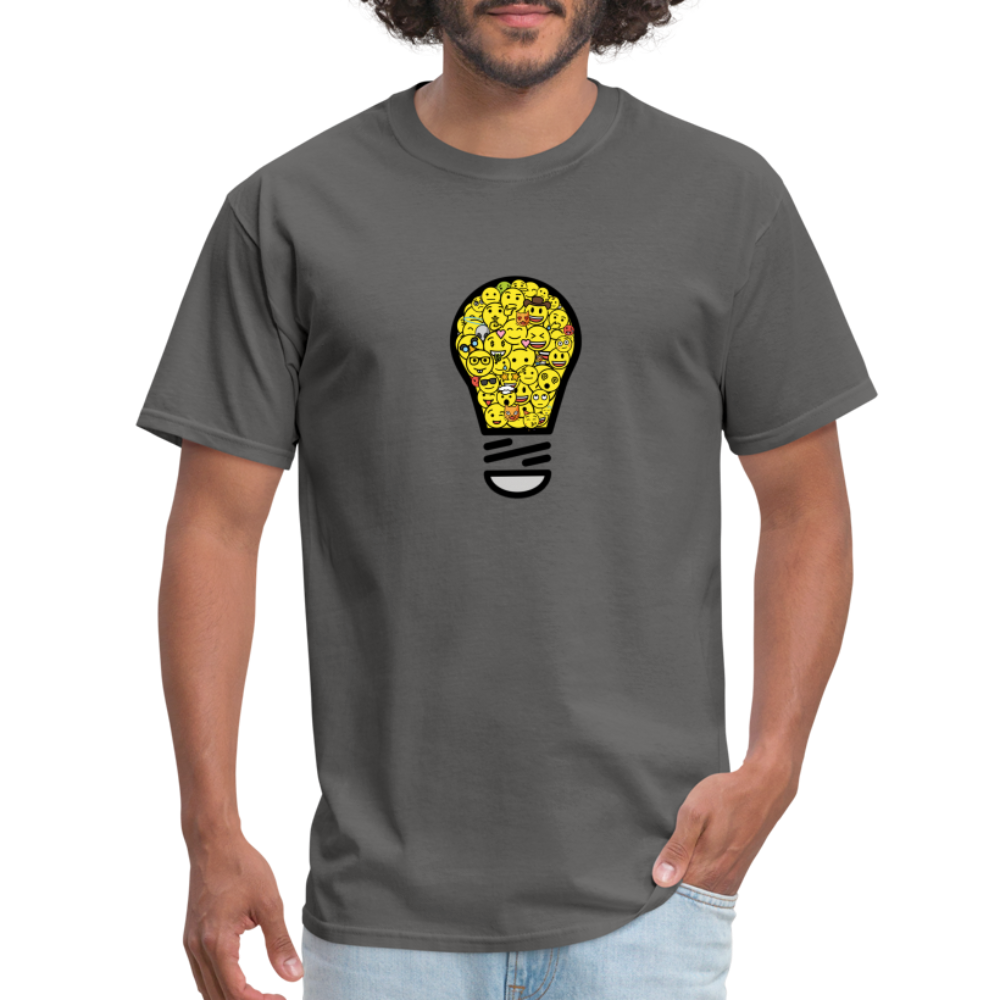 Crowdsourced Moji Unisex Classic T-Shirt - Emoji.Express - charcoal