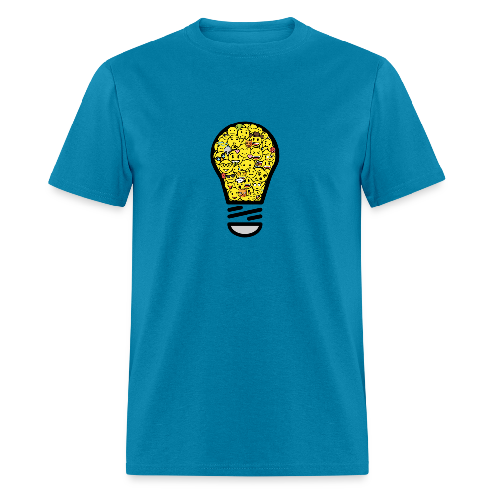 Crowdsourced Moji Unisex Classic T-Shirt - Emoji.Express - turquoise