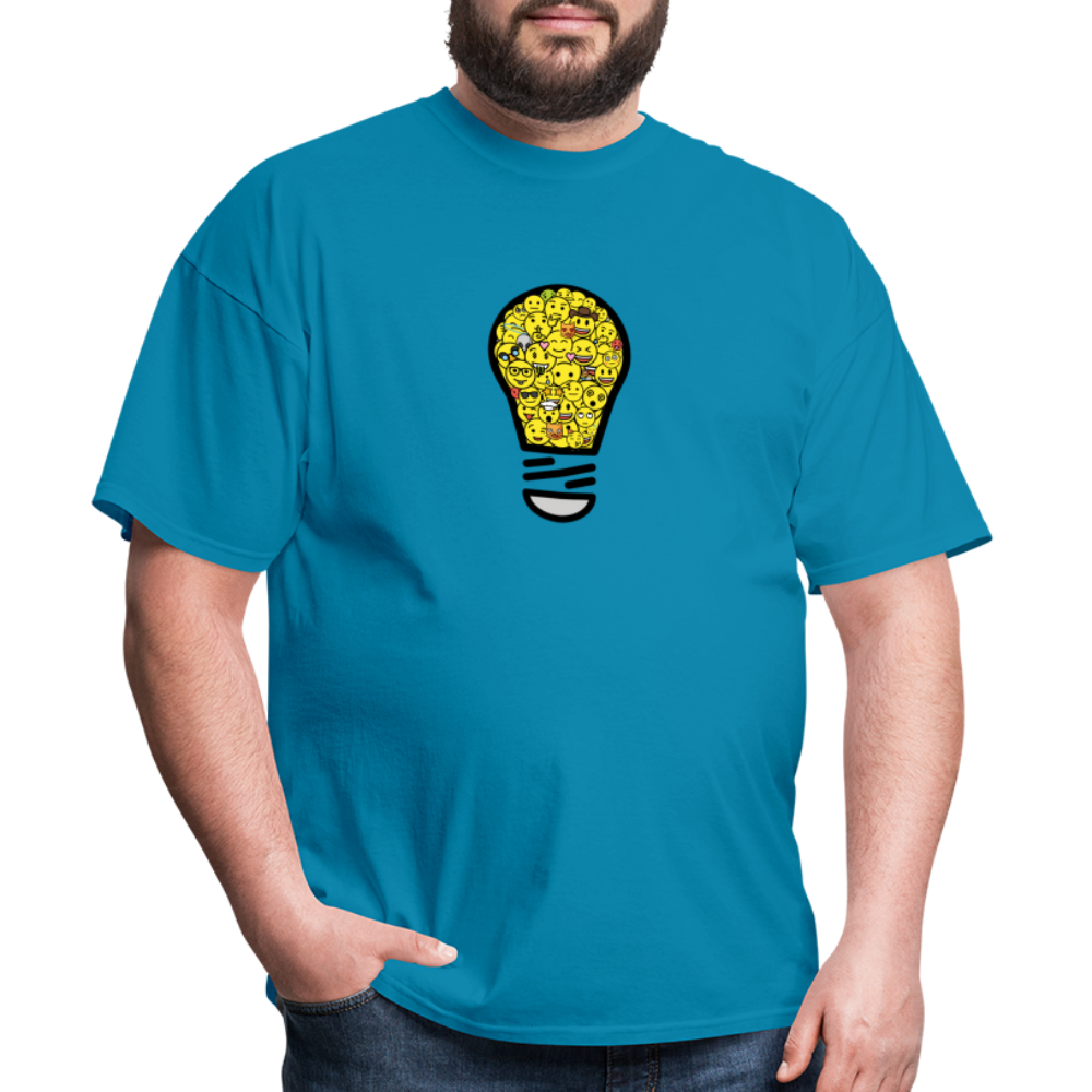 Crowdsourced Moji Unisex Classic T-Shirt - Emoji.Express - turquoise
