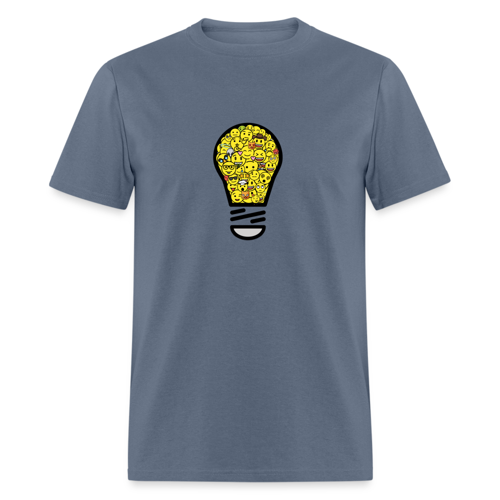 Crowdsourced Moji Unisex Classic T-Shirt - Emoji.Express - denim