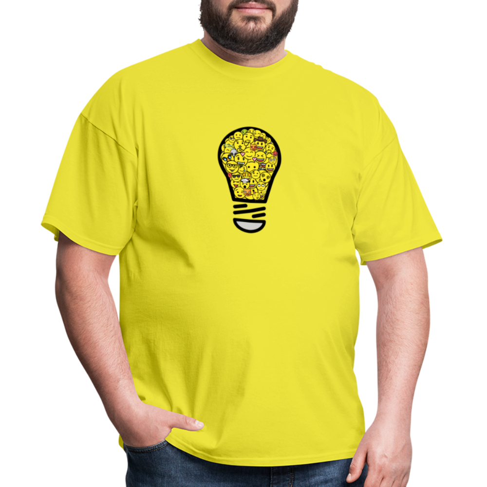 Crowdsourced Moji Unisex Classic T-Shirt - Emoji.Express - yellow