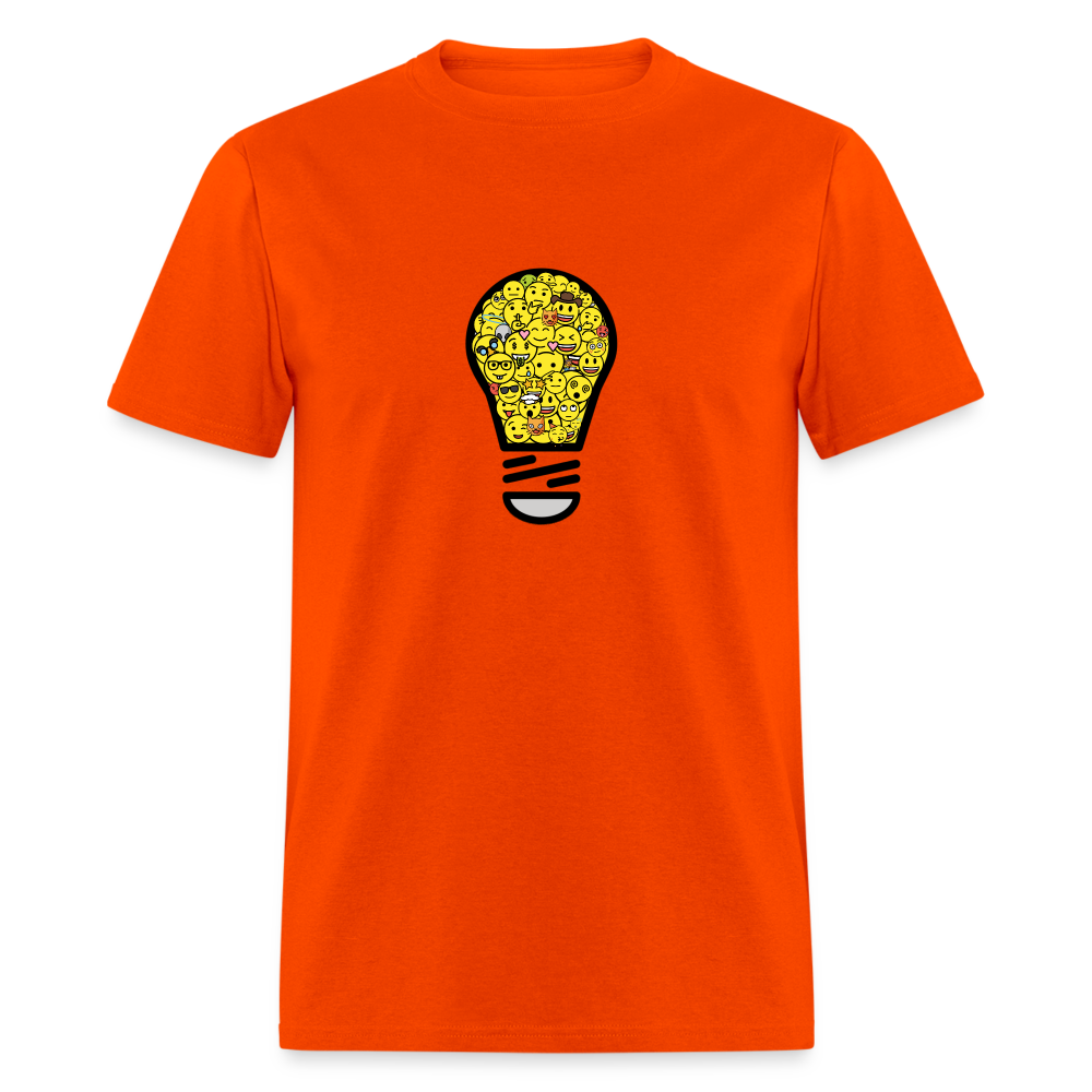 Crowdsourced Moji Unisex Classic T-Shirt - Emoji.Express - orange