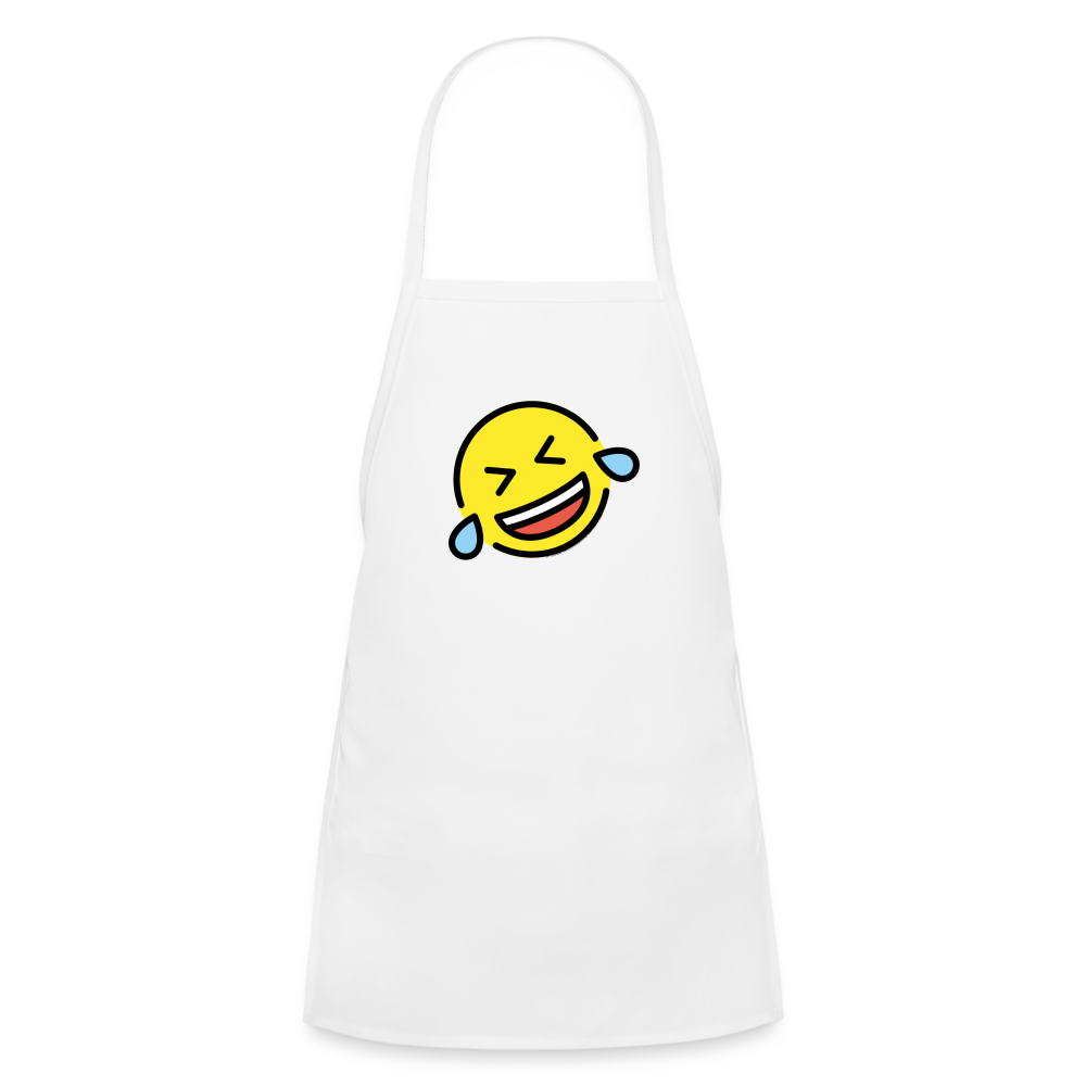 Customizable ROFL Moji Kids' Apron - Emoji.Express - white