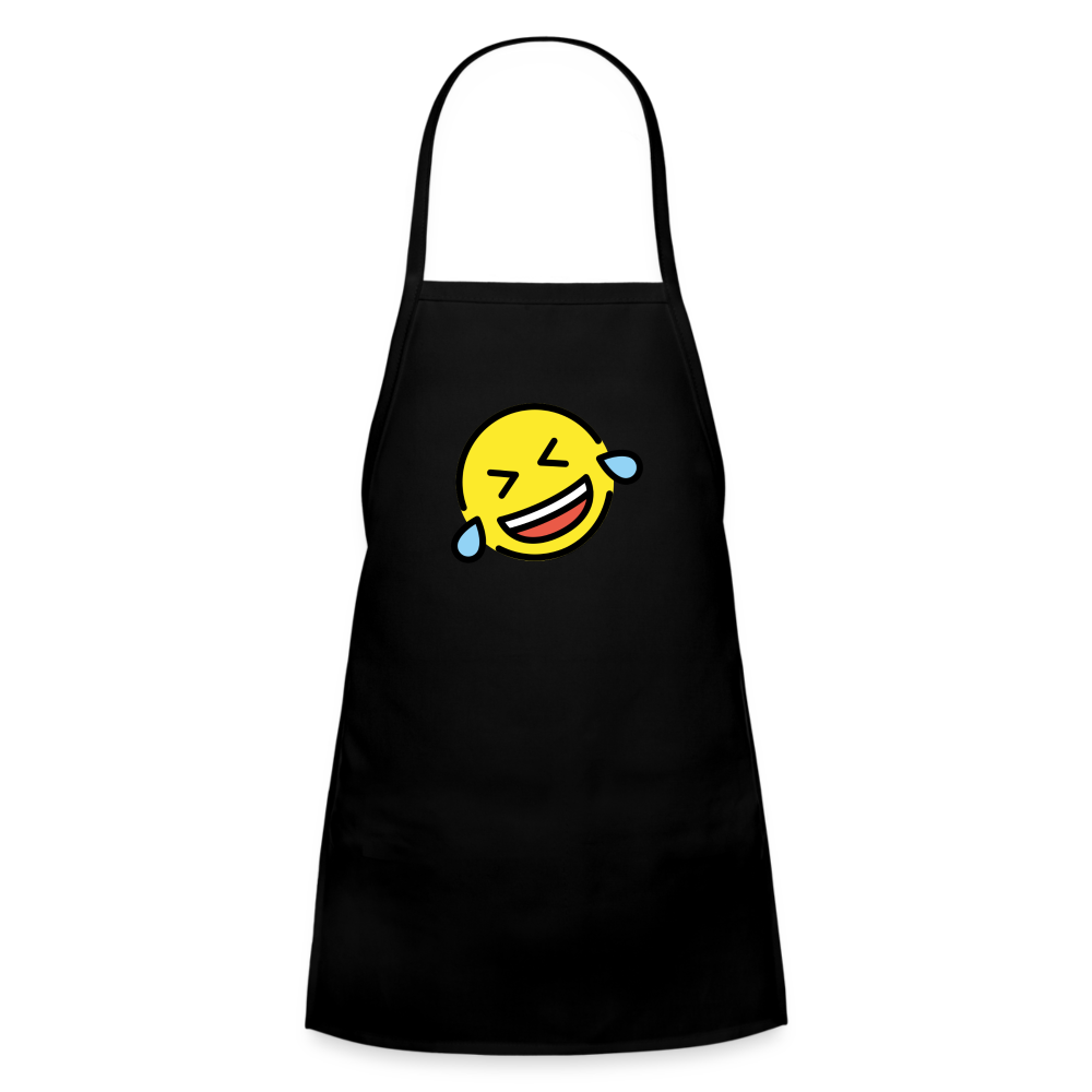Customizable ROFL Moji Kids' Apron - Emoji.Express - black
