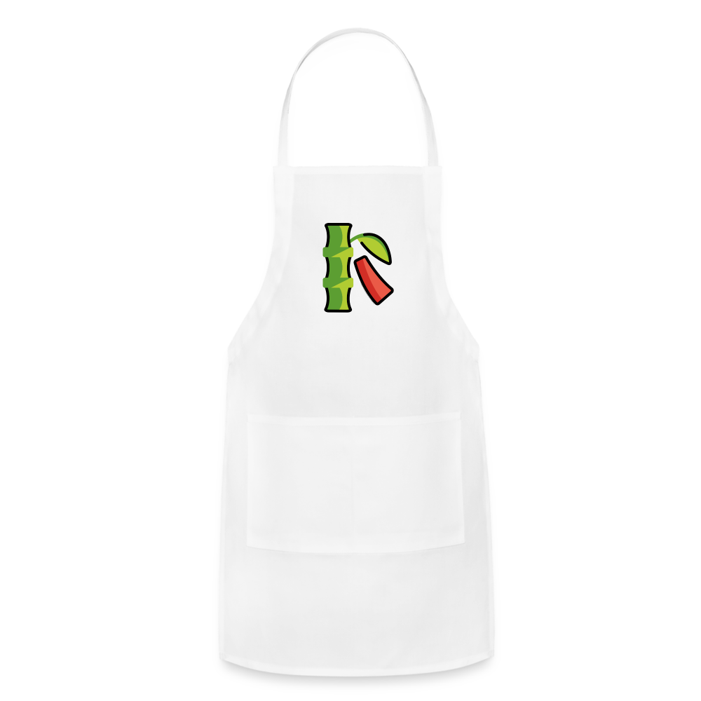 Customizable Tanabata Tree Adjustable Apron - Emoji.Express - white