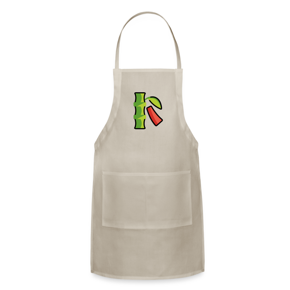 Customizable Tanabata Tree Adjustable Apron - Emoji.Express - natural