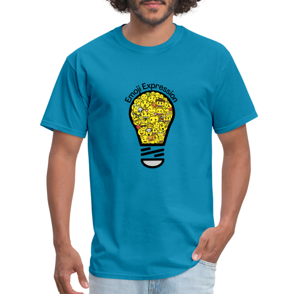 Crowdsourced Emoji Expression Moji Unisex Classic T-Shirt - Emoji.Express - turquoise