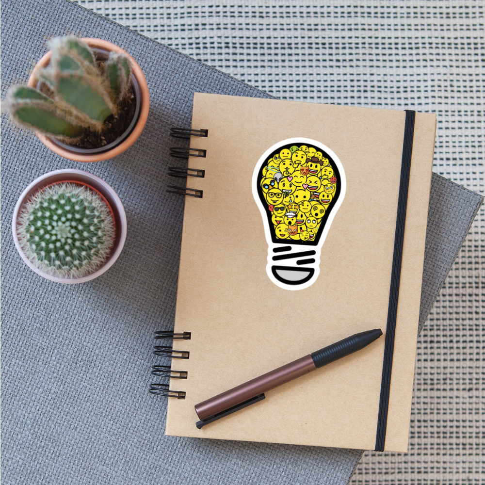 Crowdsource Moji Sticker - Emoji.Express - white matte