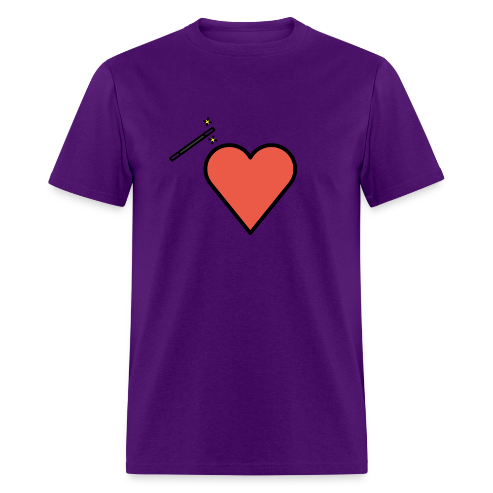 Manage Your Heart Emoji Expression Moji Unisex Classic T-Shirt - Emoji.Express - purple