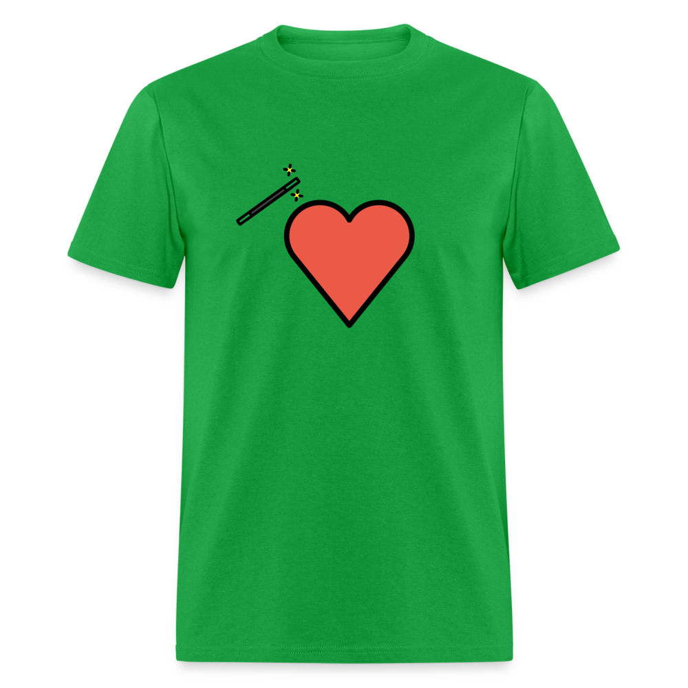 Manage Your Heart Emoji Expression Moji Unisex Classic T-Shirt - Emoji.Express - bright green