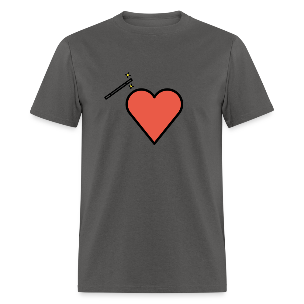 Manage Your Heart Emoji Expression Moji Unisex Classic T-Shirt - Emoji.Express - charcoal