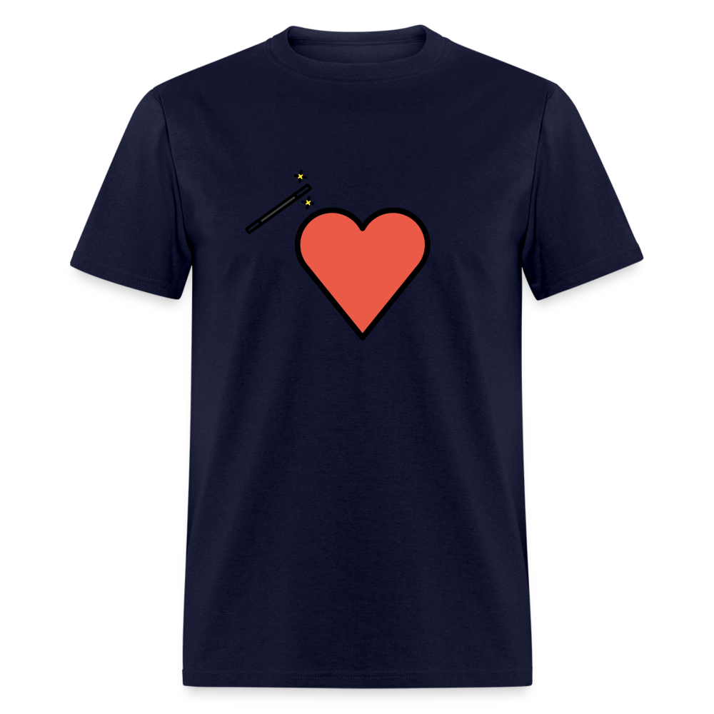 Manage Your Heart Emoji Expression Moji Unisex Classic T-Shirt - Emoji.Express - navy