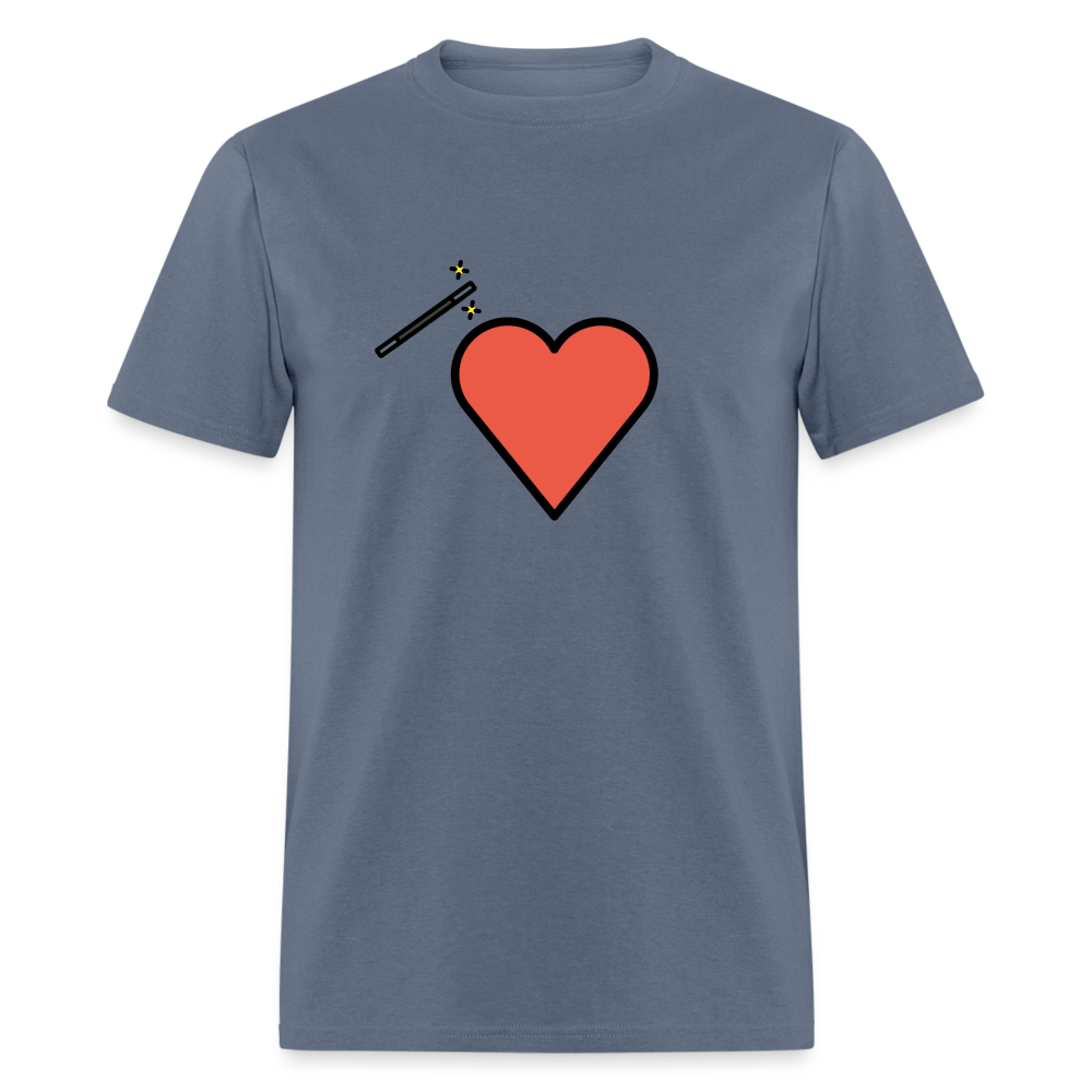 Manage Your Heart Emoji Expression Moji Unisex Classic T-Shirt - Emoji.Express - denim