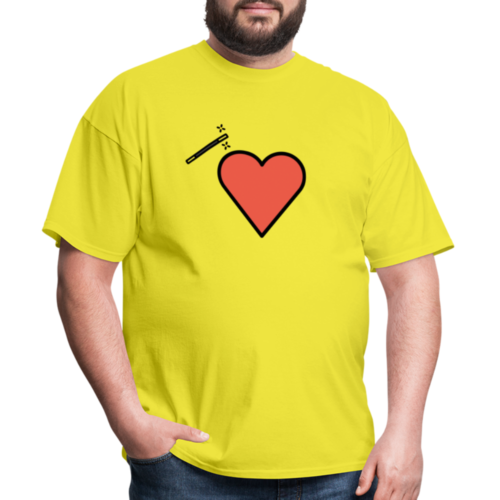 Manage Your Heart Emoji Expression Moji Unisex Classic T-Shirt - Emoji.Express - yellow