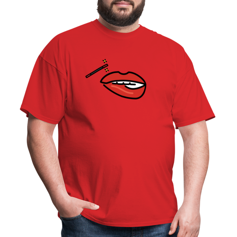 Manage Your Mouth Emoji Expression Moji Unisex Classic T-Shirt - Emoji.Express - red
