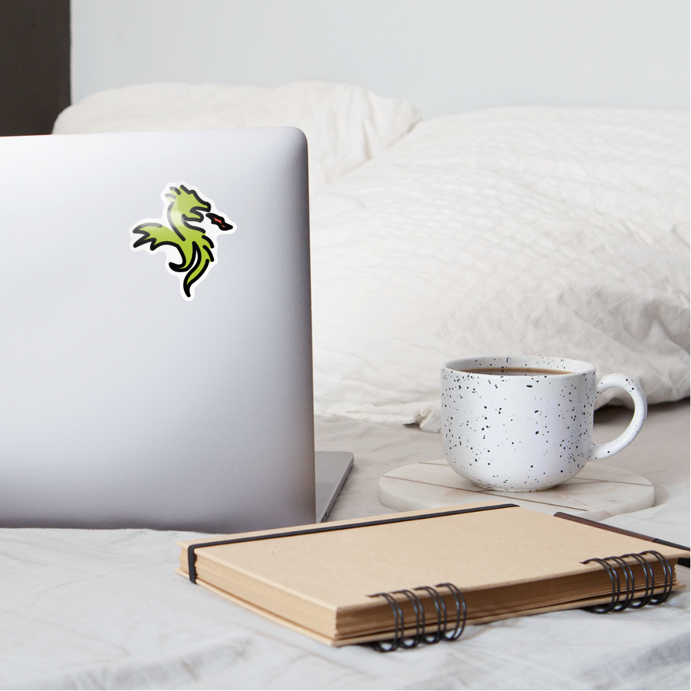Dragon Moji Sticker - Emoji.Express - white glossy