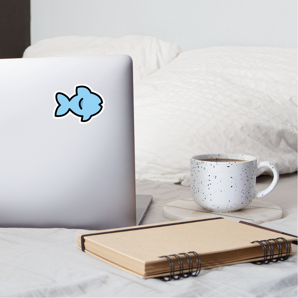 Fish Moji Sticker - Emoji.Express - white matte