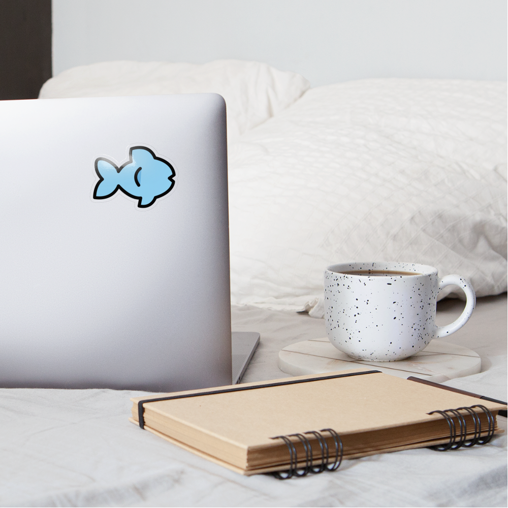 Fish Moji Sticker - Emoji.Express - transparent glossy