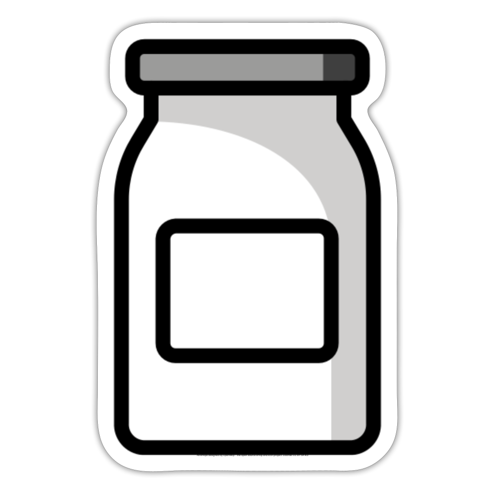 Jar Moji Sticker - Emoji.Express - white matte
