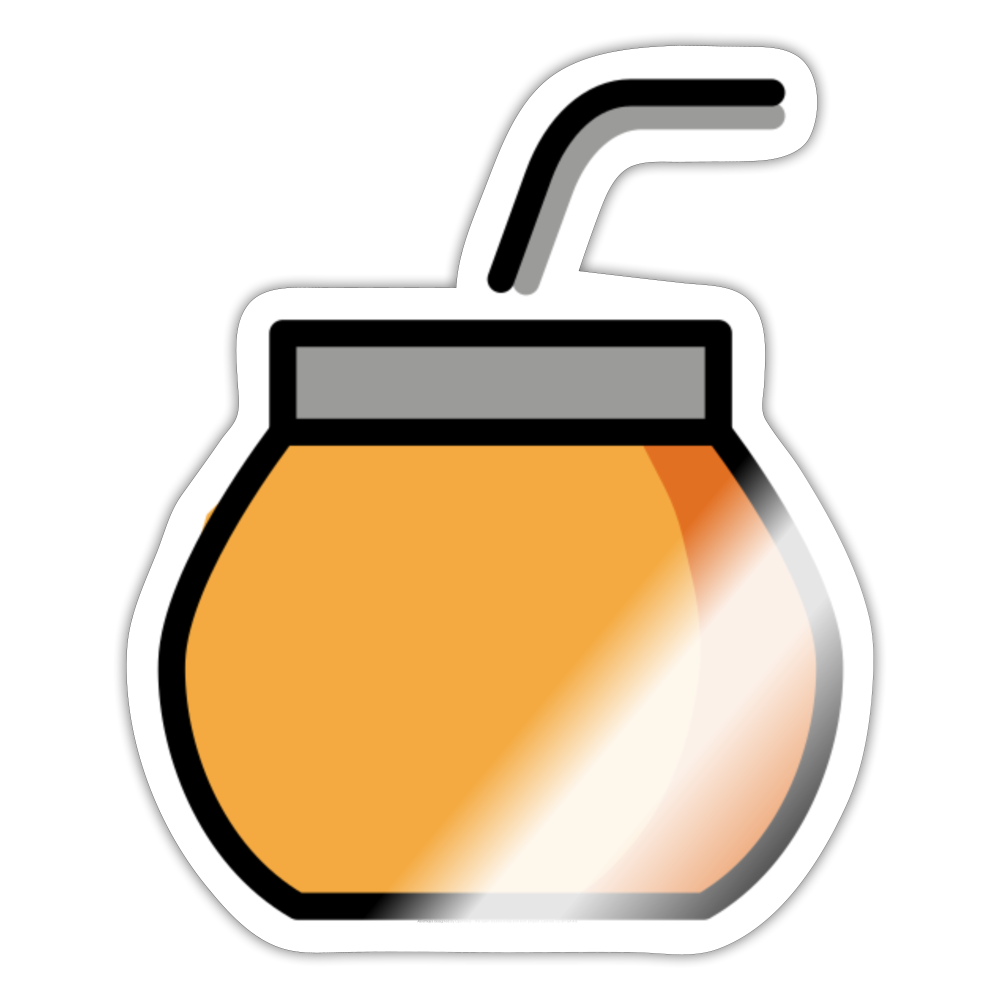 Mate Moji Sticker - Emoji.Express - white glossy