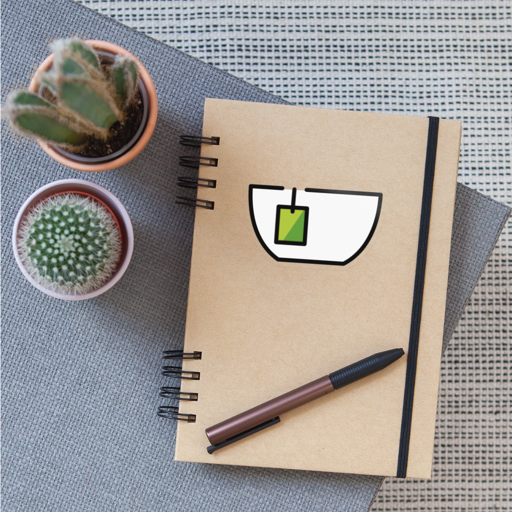 Teacup without Handle Moji Sticker - Emoji.Express - transparent glossy