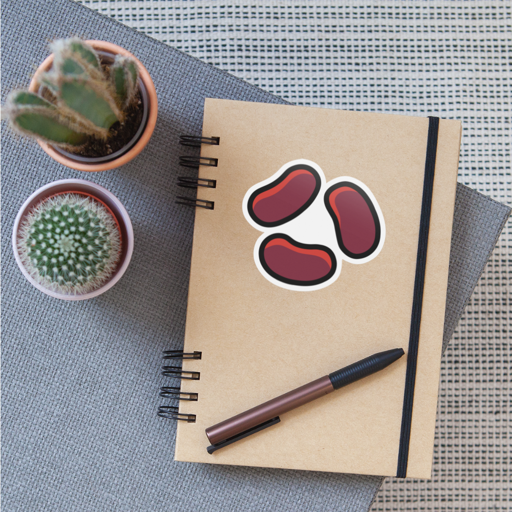 Beans Moji Sticker - Emoji.Express - white matte