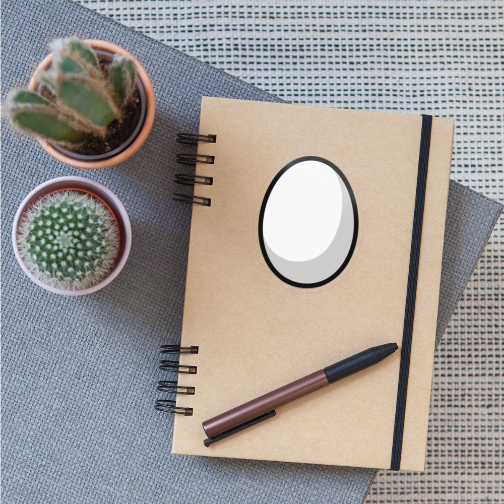 Egg Moji Sticker - Emoji.Express - transparent glossy