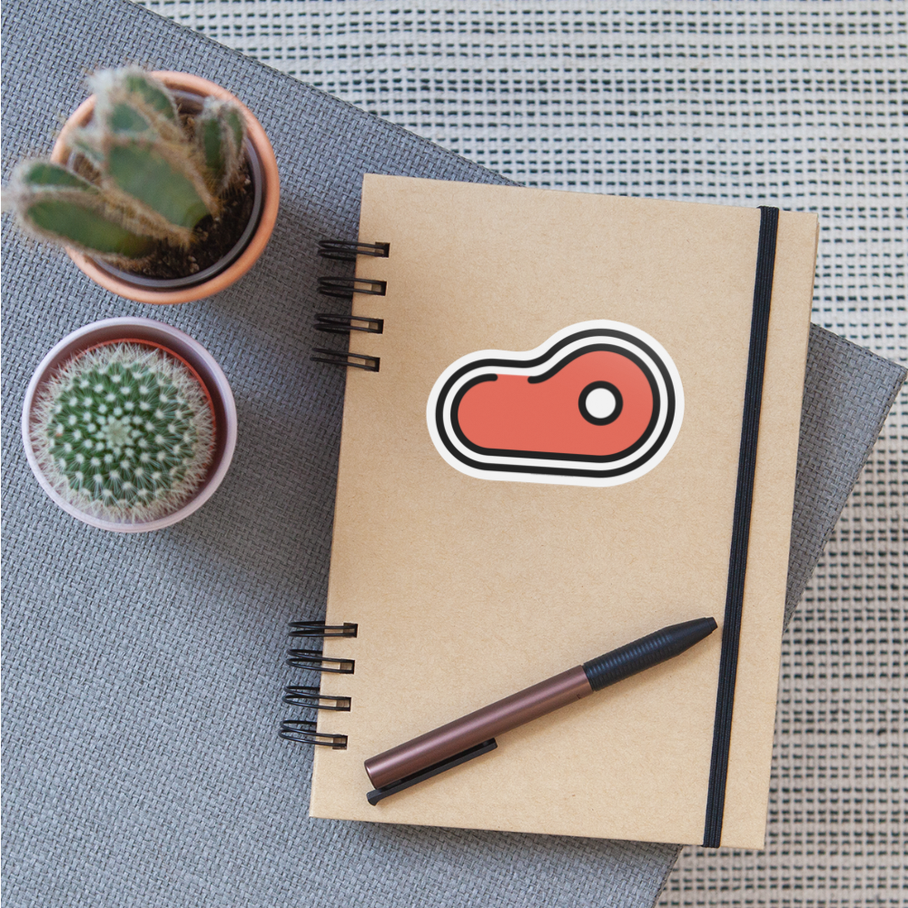 Cut of Meat Moji Sticker - Emoji.Express - white matte