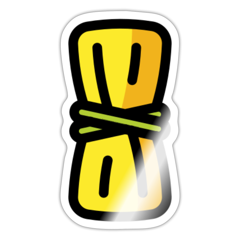 Tamale Moji Sticker - Emoji.Express - white glossy