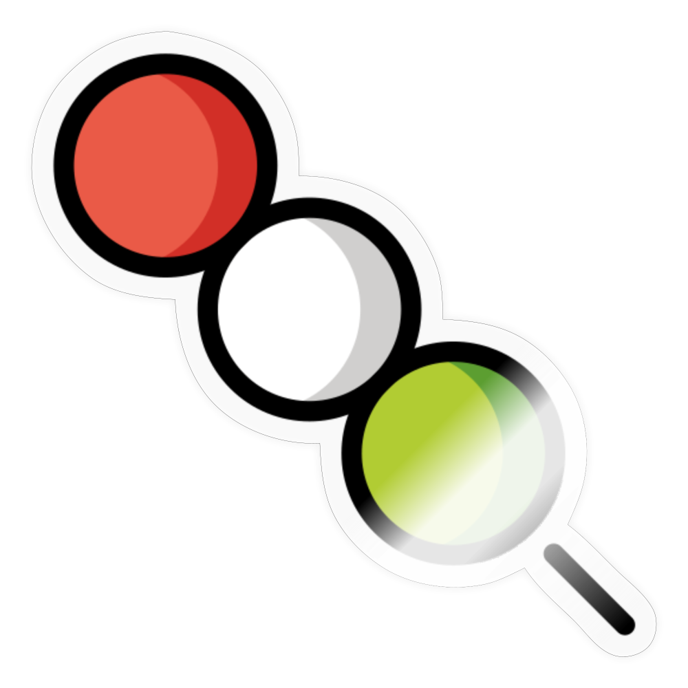 Dango Moji Sticker - Emoji.Express - transparent glossy