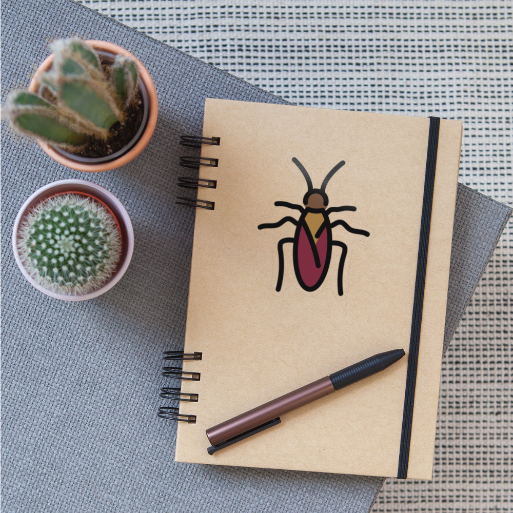 Cockroach Moji Sticker - Emoji.Express - transparent glossy