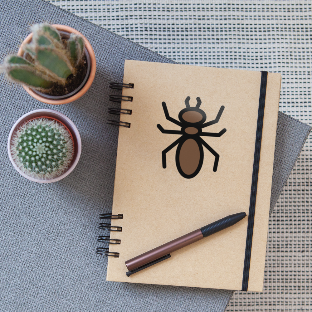 Ant Moji Sticker - Emoji.Express - transparent glossy
