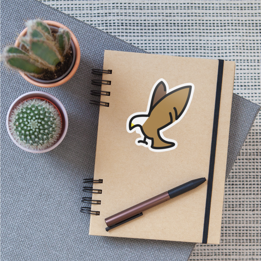 Eagle Moji Sticker - Emoji.Express - white matte